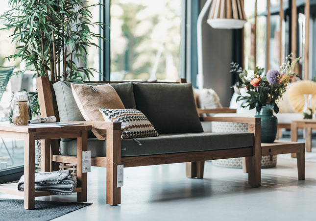 Garden Teak tuinmeubelen Collin sidetable | 50 x 50 cm