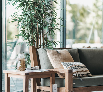 Garden Teak tuinmeubelen Collin sidetable | 50 x 50 cm