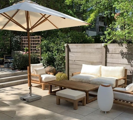 Garden Teak tuinmeubelen Daylounge hocker