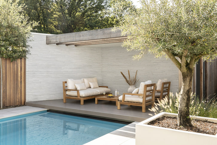 Garden Teak tuinmeubelen Daylounge loungeset | Opstelling 2
