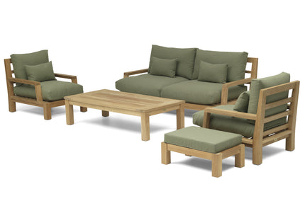 Garden Teak tuinmeubelen Daylounge loungestoel | incl. kussens
