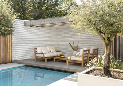 Garden Teak tuinmeubelen Daylounge loungestoel | incl. kussens