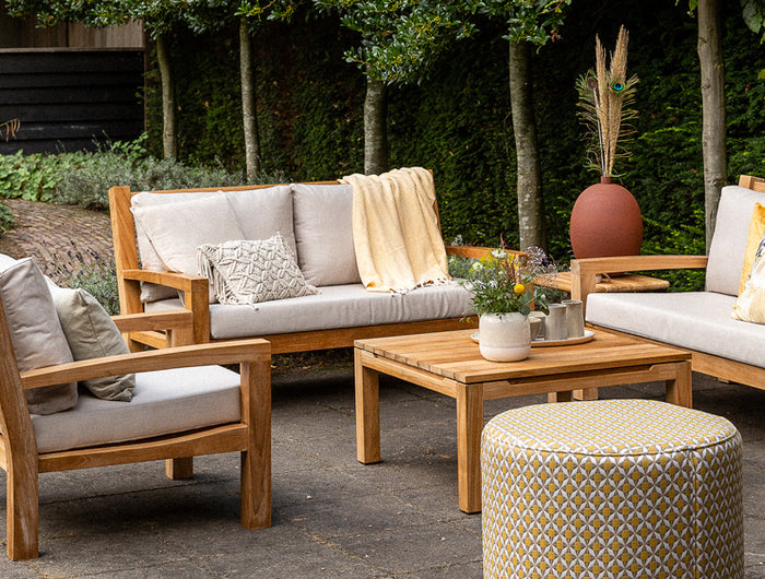 Garden Teak tuinmeubelen St Tropez loungebank
