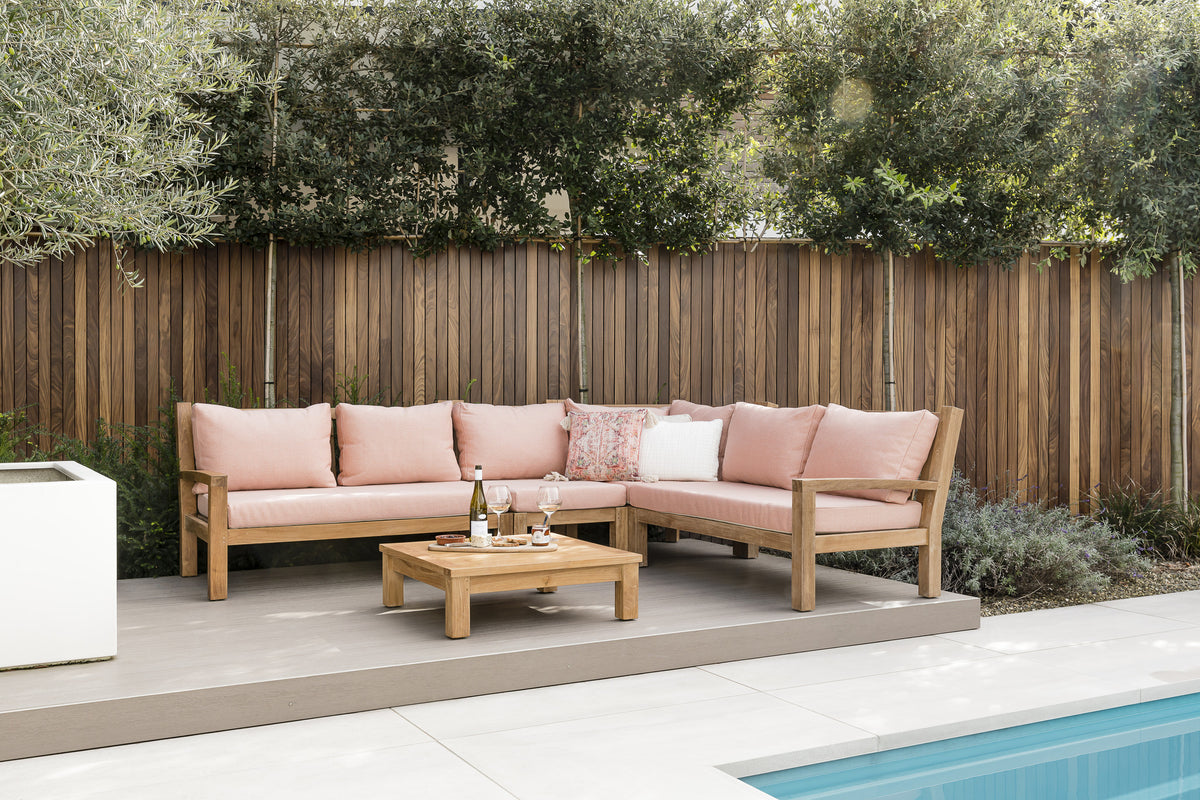 St. Tropez Lounge-Set | Eckeinheit | Groß