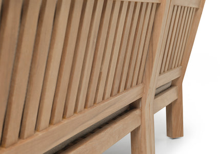 Garden Teak tuinmeubelen St. Tropez Loungeset | Hoekopstelling Klein