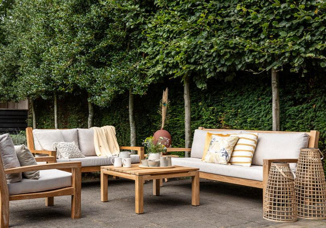 Garden Teak tuinmeubelen St. Tropez sofaset | Opstelling 2