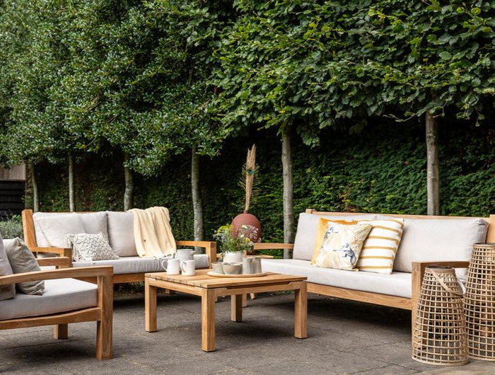 Garden Teak tuinmeubelen St. Tropez sofaset | Opstelling 2