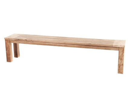 Garden Teak tuinmeubelen Tuinbank James (zonder rug)