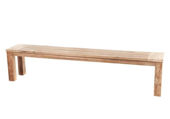 Garden Teak tuinmeubelen Tuinbank James (zonder rug)