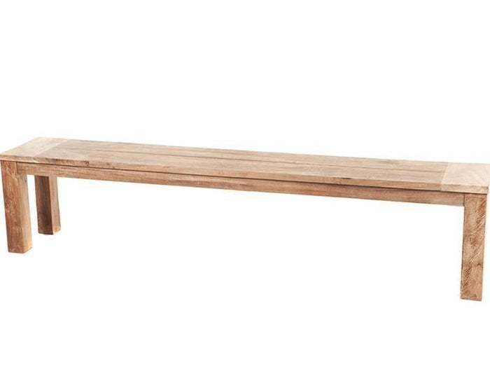Garden Teak tuinmeubelen Tuinbank James (zonder rug)