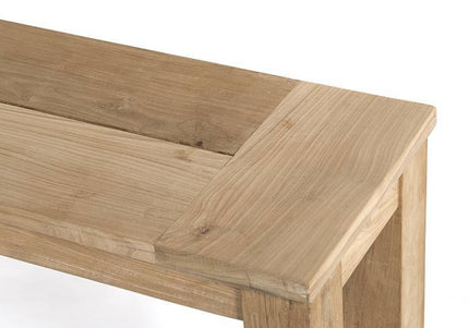 Garden Teak tuinmeubelen Tuinbank James (zonder rug)