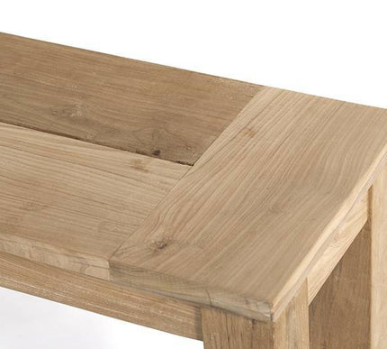 Garden Teak tuinmeubelen Tuinbank James (zonder rug)
