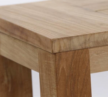 Garden Teak tuinmeubelen Tuinbank James (zonder rug)