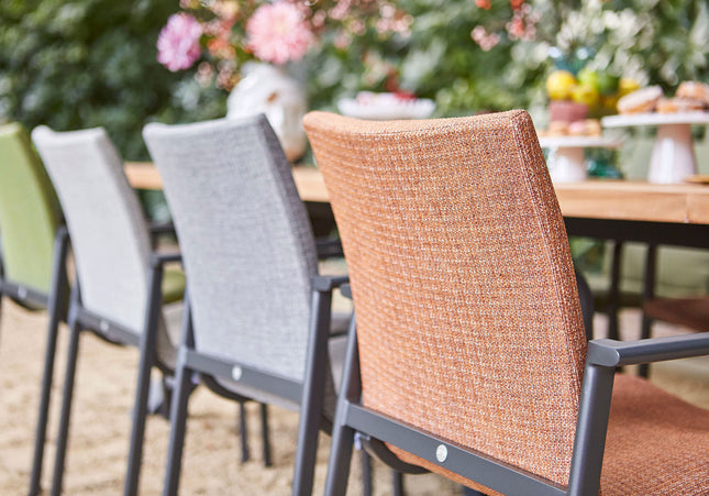 SUNS tuinmeubelen Anzio tuinstoel | Matt Royal Grey