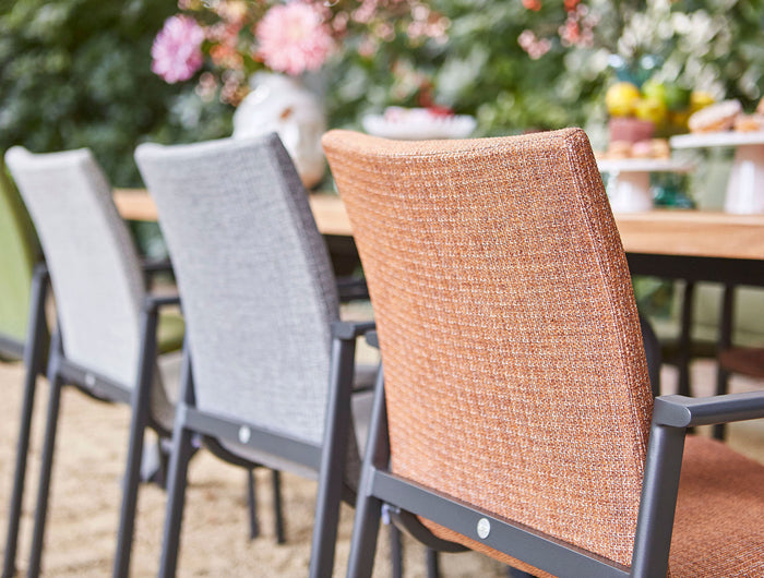 SUNS tuinmeubelen Anzio tuinstoel | Matt Royal Grey