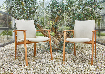 SUNS tuinmeubelen Florine tuinstoel | Teak Frame |