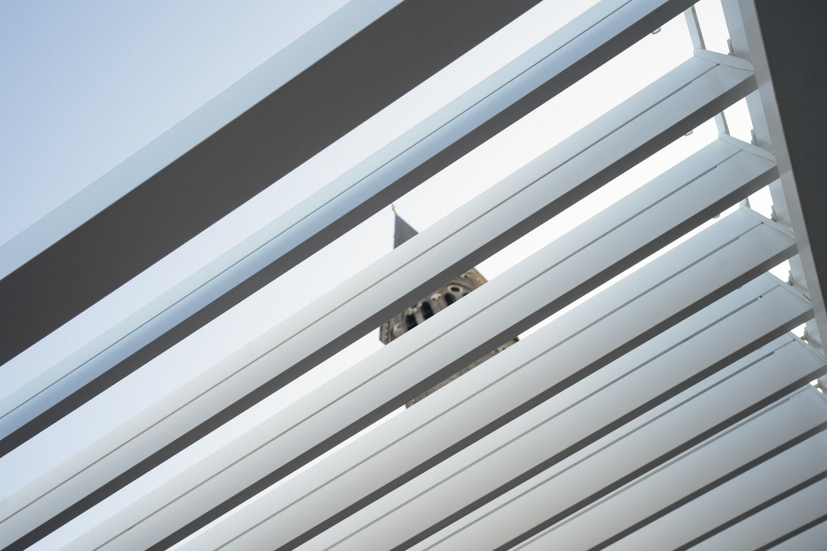 Rota | Terrassenüberdachung | Mattweiß | 360x360x250cm