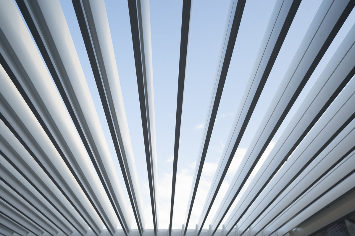 Rota | Terrassenüberdachung | Mattweiß | 360x530x250cm