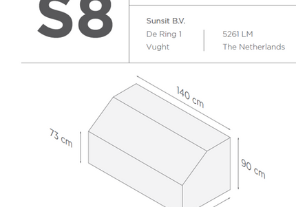 SUNS tuinmeubelen Suns | Beschermhoes | Loungeset | s8-10