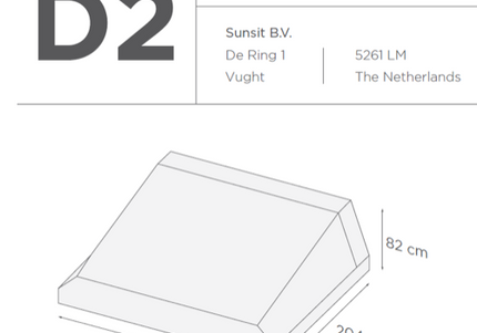 SUNS tuinmeubelen Suns | Beschermhoes voor Daybed | D2