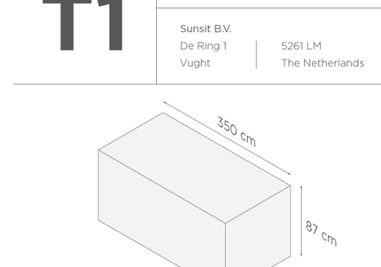 SUNS tuinmeubelen Suns | Beschermhoes voor Tuinset | T1-T2-T3-T7-T9