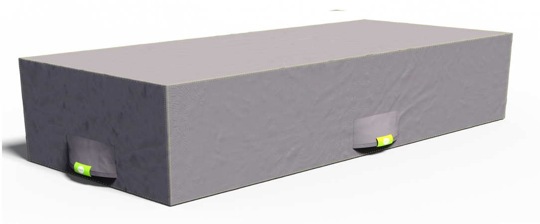 SUNS tuinmeubelen Suns | Beschermhoesset voor Lucia Daybed | Grijs | D7
