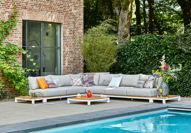 SUNS tuinmeubelen Suns | Evora | Loungeset | Grote Hoekopstelling |