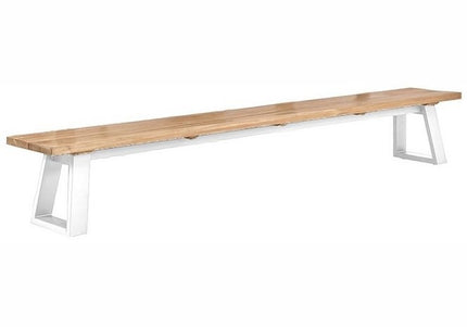 SUNS tuinmeubelen Tomar tuinbank | 3 maten | Matt White Frame