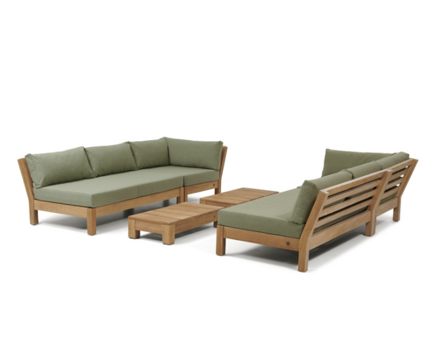 Wolfwood tuinmeubelen Coffee Bay | Ibiza opstelling