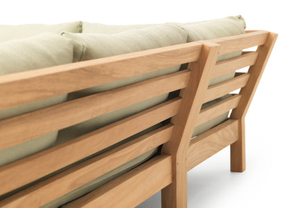 Wolfwood tuinmeubelen Coffee Bay Loungeset | met chaisse longue en 2 salon tafels