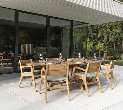 Wolfwood tuinmeubelen Durban tuintafel