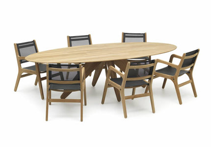 Wolfwood tuinmeubelen Durban tuintafel