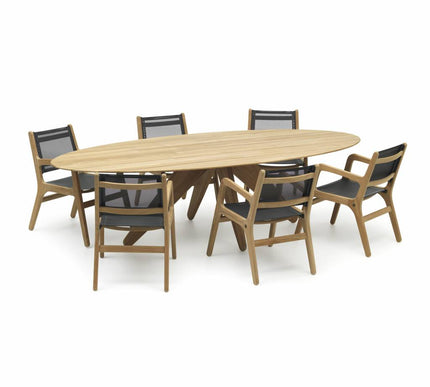 Wolfwood tuinmeubelen Durban tuintafel