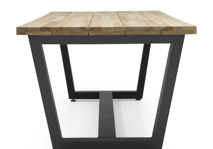 Wolfwood tuinmeubelen George tuintafel | teakhout & aluminium | 280 cm