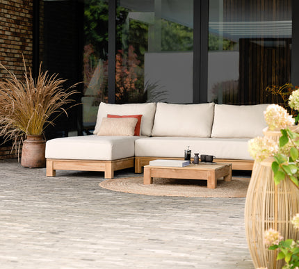 Wolfwood tuinmeubelen James Loungeset | incl. chaise longue