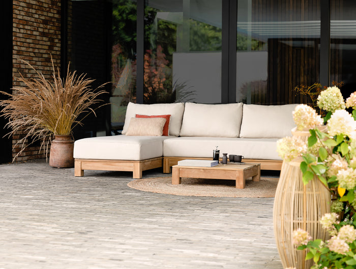 Wolfwood tuinmeubelen James Loungeset | incl. chaise longue