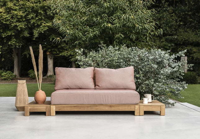 Wolfwood tuinmeubelen James loungeset | losse modules