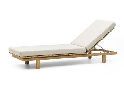 Wolfwood tuinmeubelen James sunlounger | met of zonder kussen