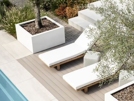 Wolfwood tuinmeubelen James sunlounger | met of zonder kussen