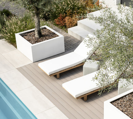Wolfwood tuinmeubelen James sunlounger | met of zonder kussen