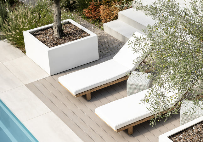 Wolfwood tuinmeubelen James sunlounger | met of zonder kussen