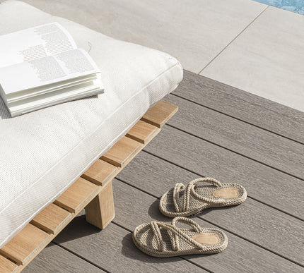Wolfwood tuinmeubelen James sunlounger | met of zonder kussen