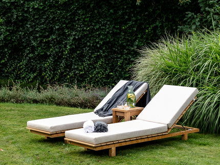 Wolfwood tuinmeubelen James sunlounger | met of zonder kussen