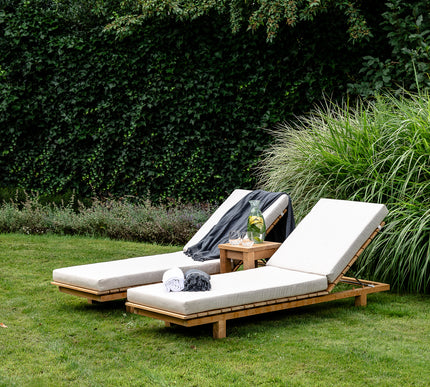 Wolfwood tuinmeubelen James sunlounger | met of zonder kussen