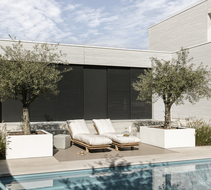 Wolfwood tuinmeubelen James sunlounger | met of zonder kussen