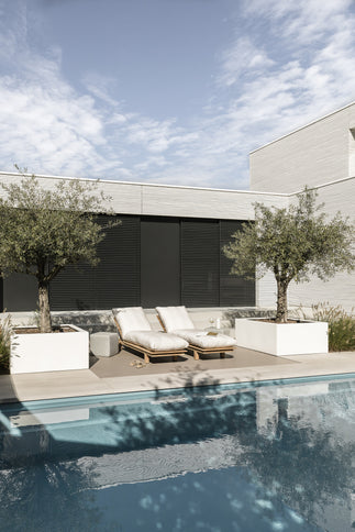 Wolfwood tuinmeubelen James sunlounger | met of zonder kussen