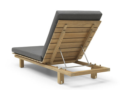 Wolfwood tuinmeubelen James sunlounger | met of zonder kussen