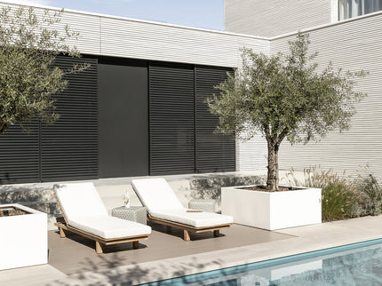 Wolfwood tuinmeubelen James sunlounger | met of zonder kussen