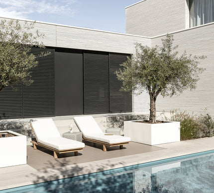 Wolfwood tuinmeubelen James sunlounger | met of zonder kussen