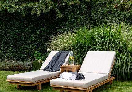 Wolfwood tuinmeubelen James sunlounger | met of zonder kussen